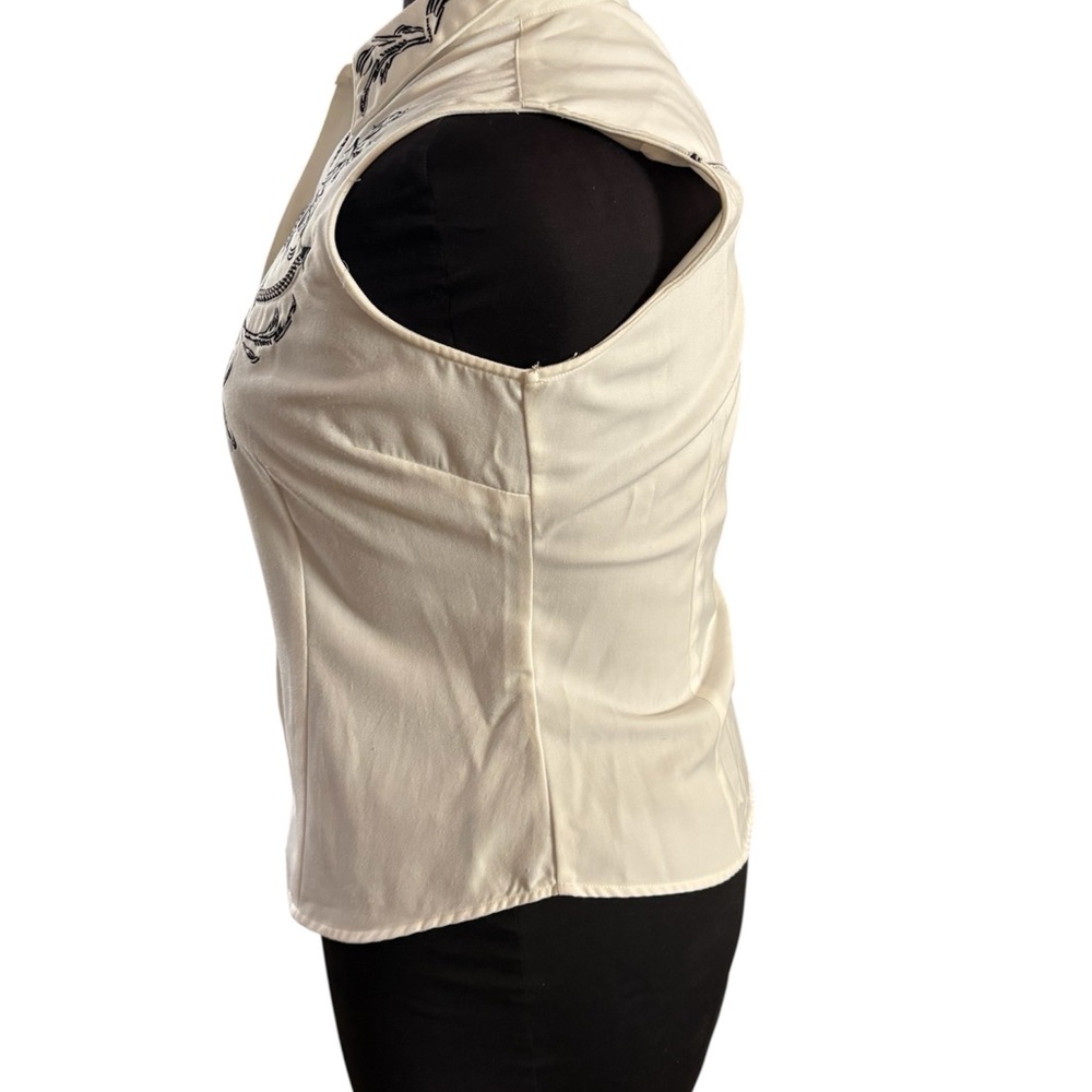 Roper Western Embroidered Sleeveless Top - Picture 5 of 5